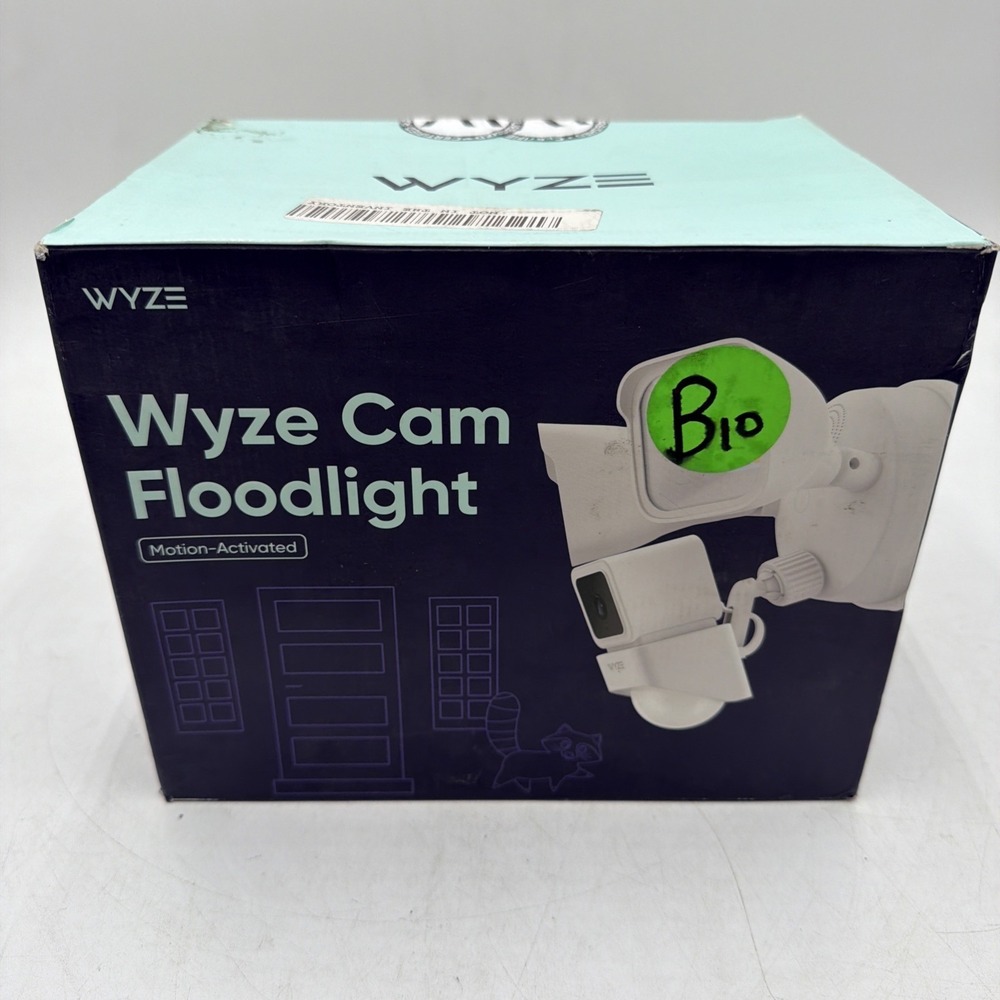Wyze Cam Floodlight v3 1080p HD IP65 WiFi Smart Cam 2600 Lumen Motion-Activated